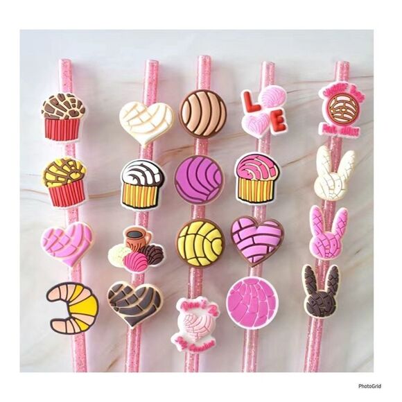 no brand Other - Concha Straw Toppers